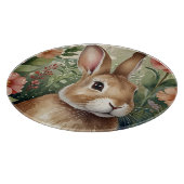 赤面開花とバニードリームガラス切断板 カッティングボード (角)