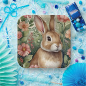 赤面開花とバニードリームズ紙プレート ペーパープレート (パーティー)