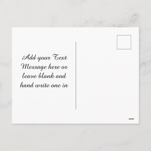 赤面開花エキゾチック離れな花 シーズンポストカード (裏面)