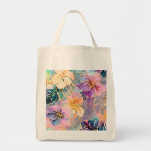 赤面開花エキゾチック離れな花 トートバッグ (正面)