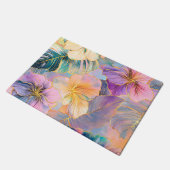 赤面開花エキゾチック離れな花 ドアマット (アングル)