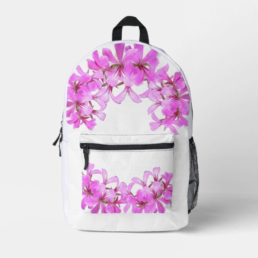赤面開花バックパック プリントバックパック (正面)