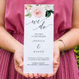 赤面開花三重結婚式 プログラム写真 チラシ