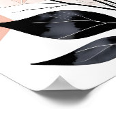 赤面開花図形 ポスター (角)