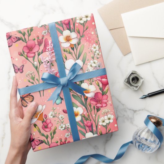 赤面開花庭園 ラッピングペーパー (ギフト)