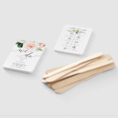 赤面開花結婚式 プログラムとタイムライン ハンドファン (組立なし)