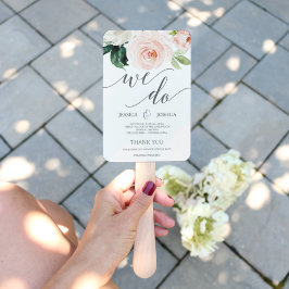 赤面開花結婚式 プログラムファン ハンドファン