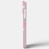 赤面開花 – かわいいピンクのフローラ電話ケース Case-Mate iPhoneケース (裏面 / 左)