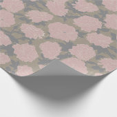 赤面開花、トロピカルロマンスギフトラップ転が ラッピングペーパー (角)