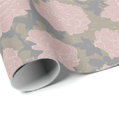 赤面開花、トロピカルロマンスギフトラップ転が ラッピングペーパー (ロールコーナー)