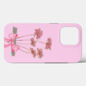 赤面開花 – パステルピンクブーケボウケース🌸🎀 Case-Mate iPhoneケース (裏面 (横))