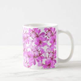 赤面開花 – ピンクフローラマグカップ コーヒーマグカップ