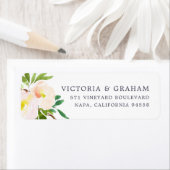 赤面開花 |フローラ差出人住所 ラベル (インサイチュ)