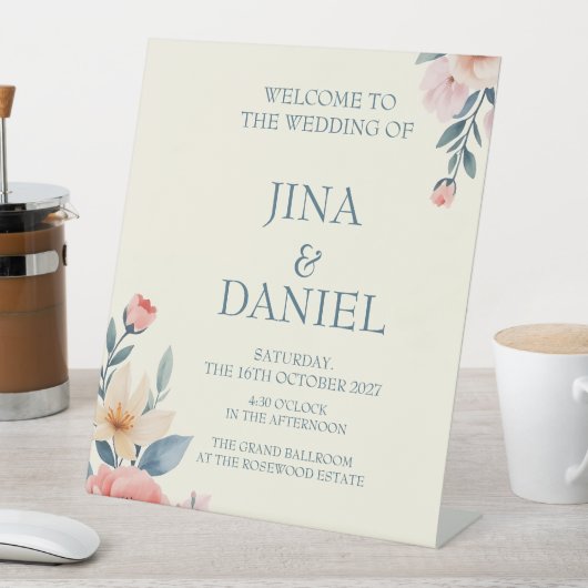 赤面開花 台座サイン (インサイチュ)