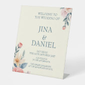 赤面開花 台座サイン (正面)