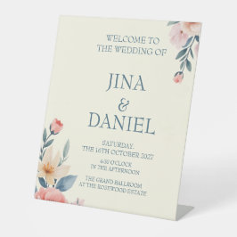 赤面開花 台座サイン