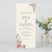 赤面開花 招待状 (スタンド正面)