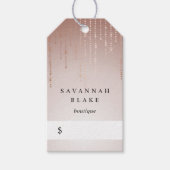 赤面雨価格ラベル ギフトタグ (正面)