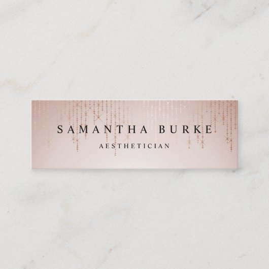 赤面雨 スキニー名刺 (正面)