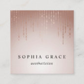 赤面雨 スクエア名刺 (正面)