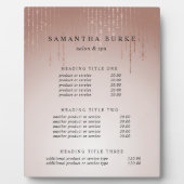 赤面雨 |価格とサービスの表示 フォトプラーク (正面)