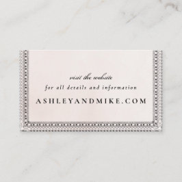 赤面&エレガントブラックウォーターカラーレースミニウェブサイト エンクロージャーカード