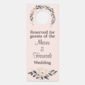 赤面&グレイ結婚ズホテルルーム予約 ドアノブサイン (正面)