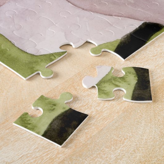 赤面 ジグソーパズル (側面)