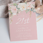 赤面&セージモダンガールズ21st誕生日パーティー 招待状<br><div class="desc">赤面&セージモダンガールズ21stバースデー後を追パーティの招待状は、より多くの招待状やデザインのための私たちの店</div>