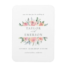 赤面&セージ水カラーフローラ保存日付 マグネット