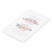 赤面&セージ水カラーフローラ保存日付 マグネット (左側)