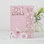 赤面&ダスティバラドレス21st誕生日パーティー 招待状 (スタンド正面)