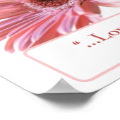 「赤面」デイジーポスター ポスター (角)