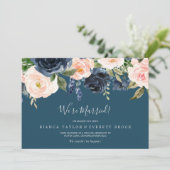 赤面&ネイビーフラワーズブルーエロペメントのお知らせ 案内状 (スタンド正面)