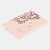 赤面&バラスタイリッシュ金ゴールドマスカレードキンセアニラ ゲストブック (コーナー)