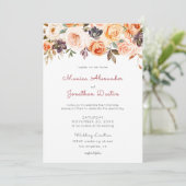 赤面&ピーチフローラ 招待状 (スタンド正面)