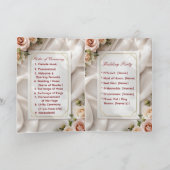 赤面・ブリーズモダンの式結婚プログラム プログラム (内部)