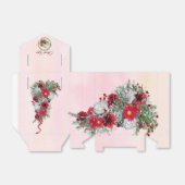 赤面、ブルゴーニュとセージの葉ブーケー フェイバーボックス (折り畳みなし)