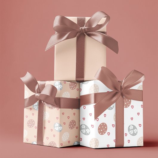 赤面&ホワイトボエレガントーホイースター ラッピングペーパーシート