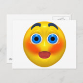 赤面 ポストカード (正面/裏面)