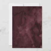 赤面&マルサラパンプキンストックザバー招待状 招待状 (裏面)