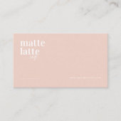 赤面 |ミニマモダンリストエレガントプロフェッショナル 名刺 (正面)
