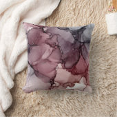 赤面、メイヴ、ペインのグレー抽象芸術 クッション (ブランケット)