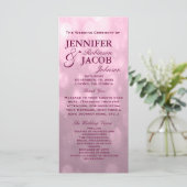 赤面《写真》ぼけ味ハイライト結婚式 プログラム (スタンド正面)