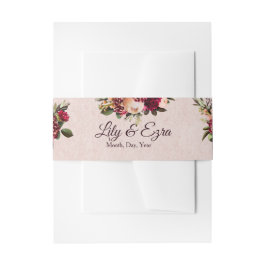 赤面 招待状ベリーバンド