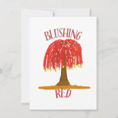 赤面 招待状 (正面)