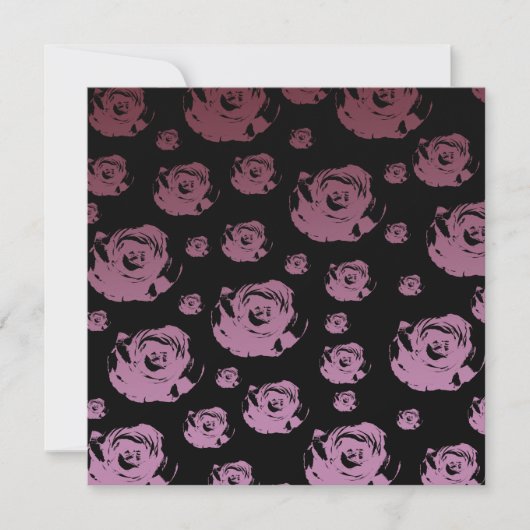 赤面 招待状 (正面)