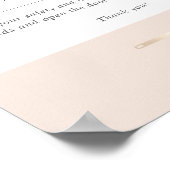 赤面&金ゴールドウィスクベーカリーバスルーム手洗い ポスター (角)