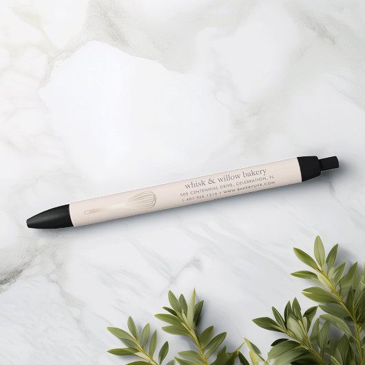 赤面&金ゴールドウィスク | ベーカリー又はケータリング 黒ボールペン