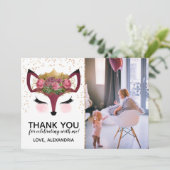 赤面&金ゴールドキツネプリンセスありがとう 招待状 (スタンド正面)